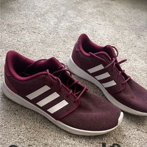 maroon adidas shoes